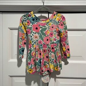 Littles sleepies twirl dress - Secret garden